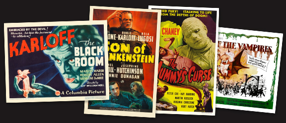 Classic Monsters of the Movies Subscriber Postcard Set